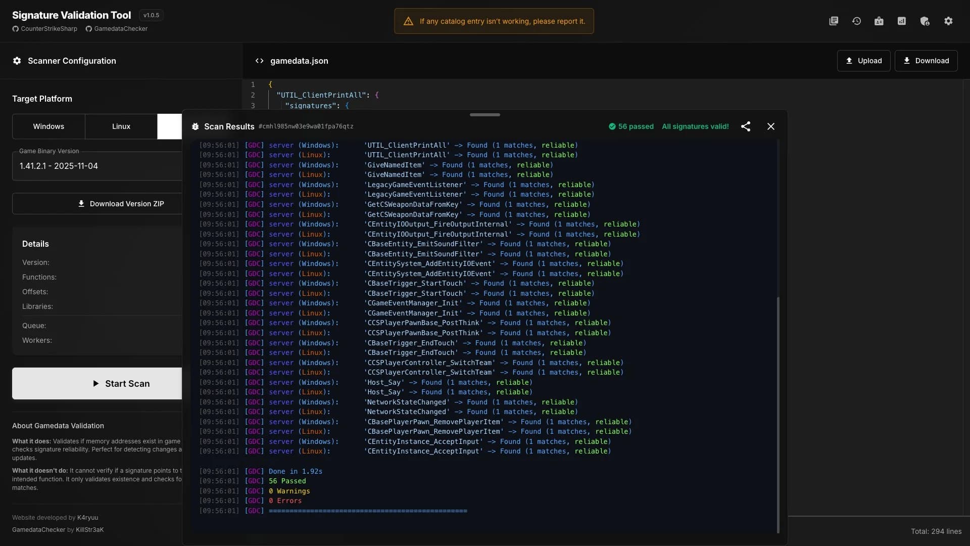 GameData Checker screenshot 3