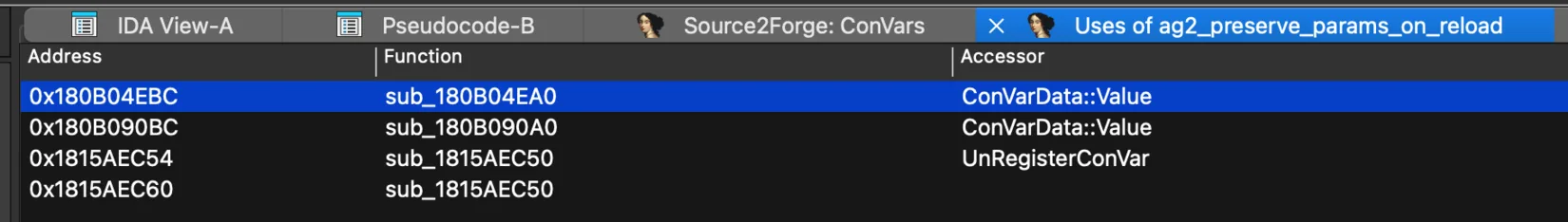 IDA Source2Forge screenshot 3