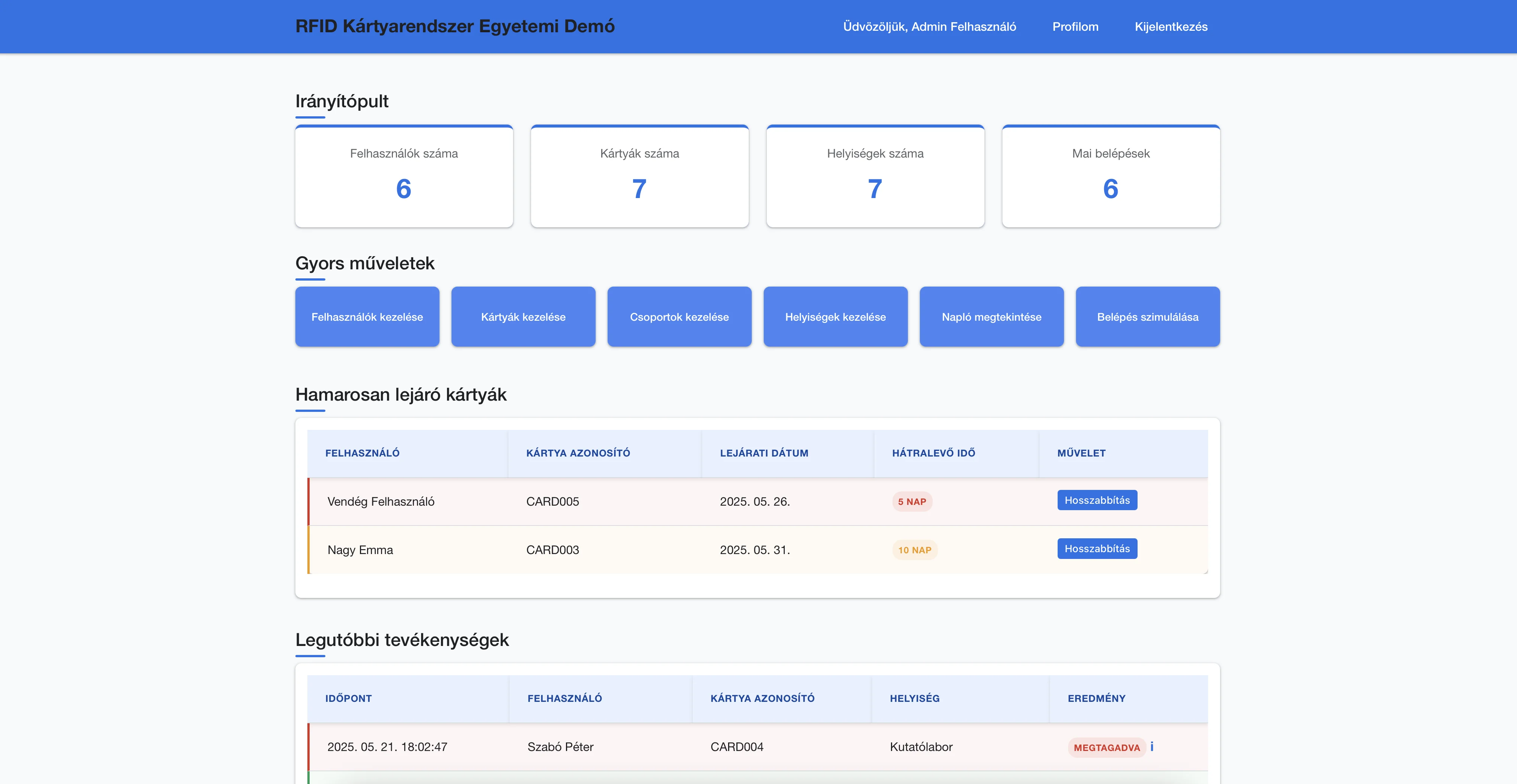 RFID Access Control screenshot 2